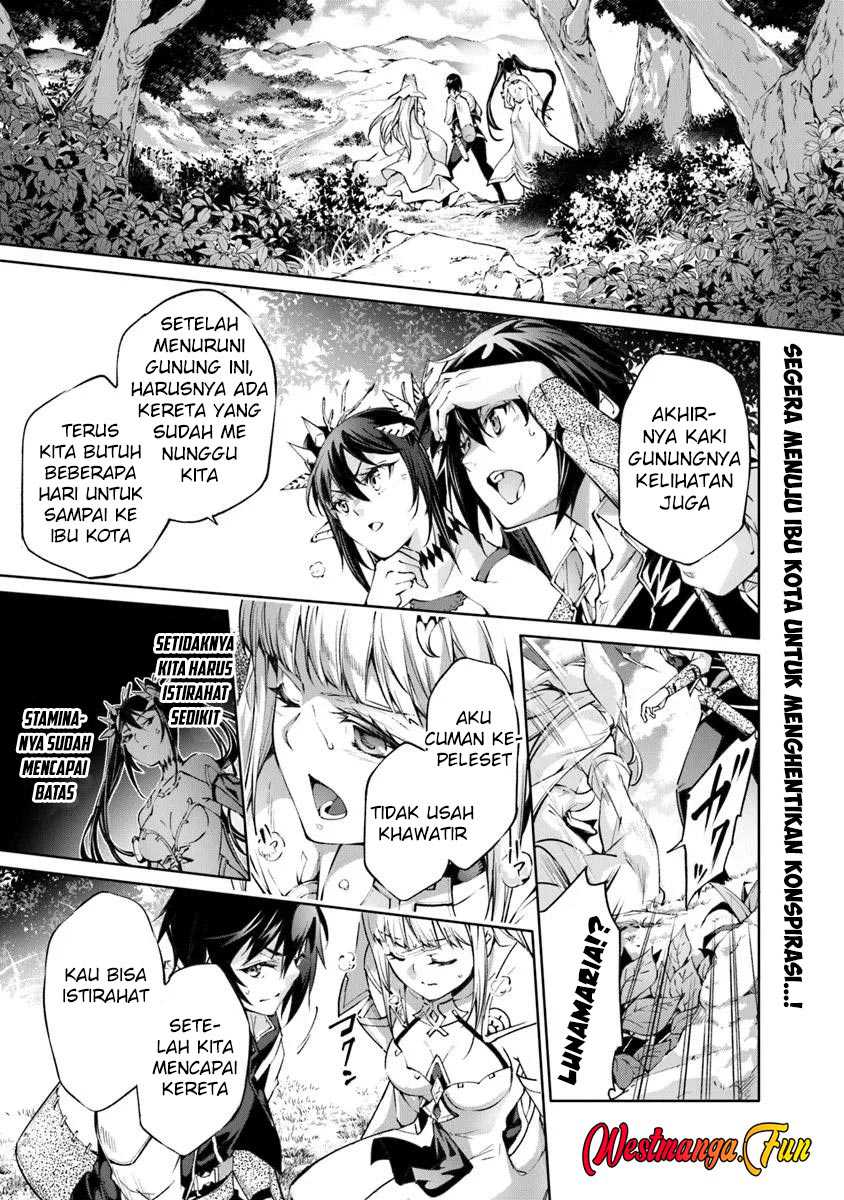 Kamigami ni Sodaterare Shimo no, Saikyou to Naru Chapter 53 Bahasa Indonesia